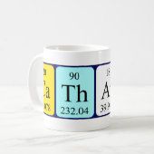 Catharine périodique nom de table mug (Devant gauche)