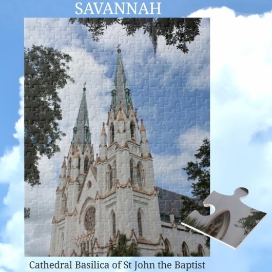 Cathedraal Basilica van Sint-John de Baptist Savan Legpuzzel