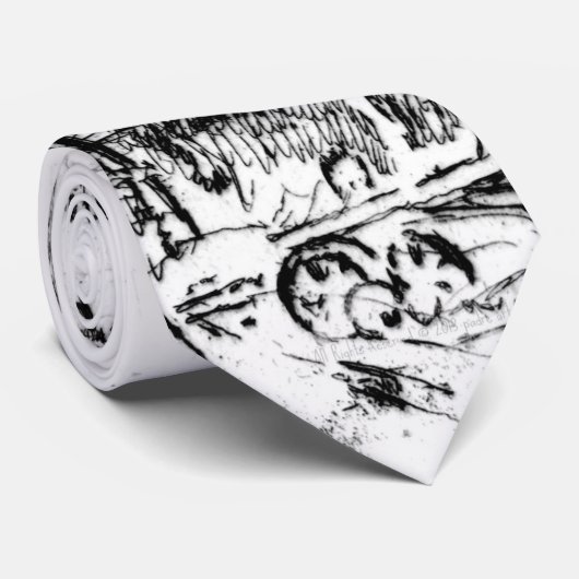 Cathedraal Construction 1923 Stropdas (Opgerold)