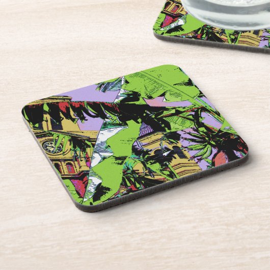 Cathedraal en Banana Trees Drankjes Onderzetter (Linkerzijde)