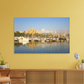 Cathedraal en marina, Palma, Mallorca, Spanje Canvas Afdruk (Insitu (Woonkamer))