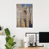 Cathedraal in Rouen door Claude Monet Poster (Thuiskantoor)