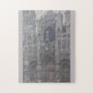 Cathedraal in Rouen Portal Grey Weather door Monet Legpuzzel
