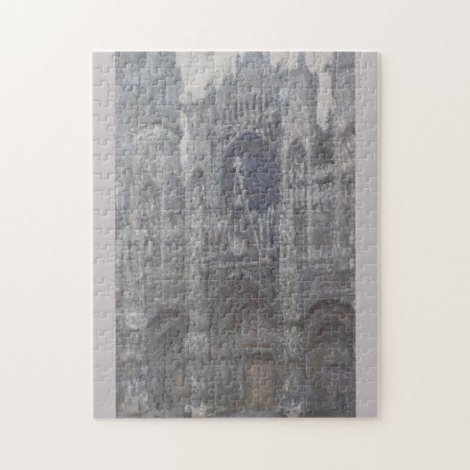 Cathedraal in Rouen Portal Grey Weather door Monet Legpuzzel (Verticaal)