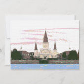 Cathedraal, Jackson Square, New Orleans Save The Date (Voorkant)