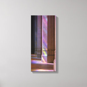 Cathedraal licht canvas afdruk
