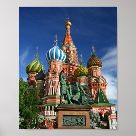 Cathedraal Moskva, Rusland Poster (Voorkant)