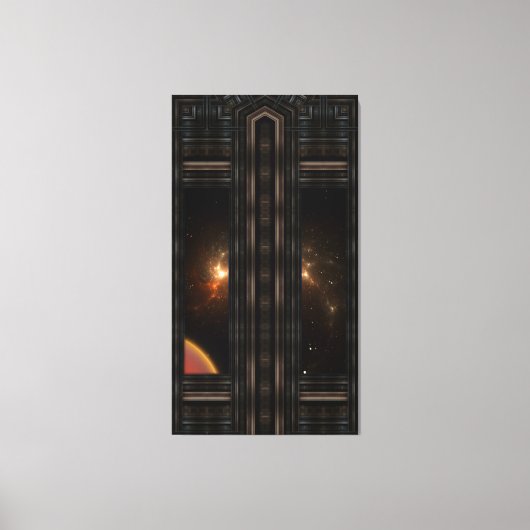 Cathedraal Passage Canvas Afdruk (Voorkant)