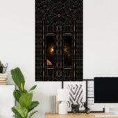 Cathedraal Passage Poster (Thuiskantoor)