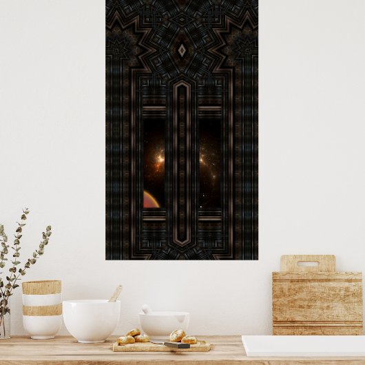 Cathedraal Passage Poster (Keuken)