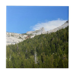 Cathedraal Peak bij Tenaya Lake, Yosemite, CA Tegeltje