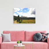 Cathedraal Peak in Tuolumne Meadows, Yosemite, CA Canvas Afdruk (Insitu (Woonkamer))