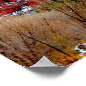 Cathedraal Rock in de sneeuw Poster (Hoek)