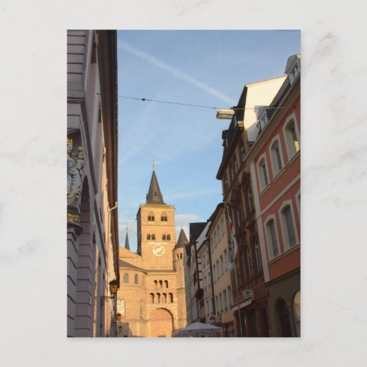 Cathedraal Uitzicht Trier Briefkaart (Voorkant)