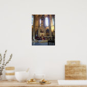 Cathedraal van Barcelona Poster (Keuken)