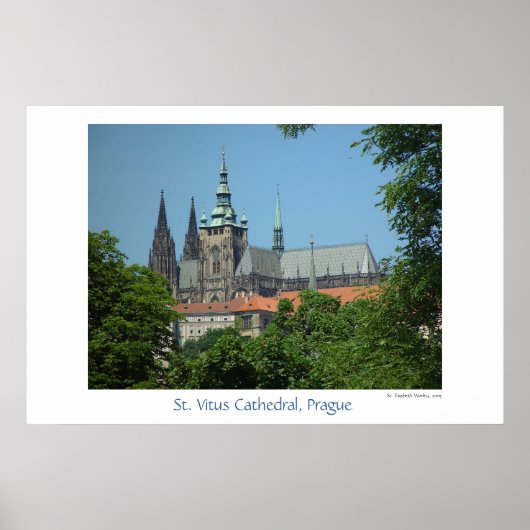 Cathedraal van St. Vitus Poster (Voorkant)
