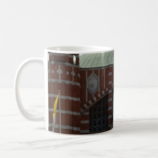 Cathedraal Witte koffie Mok (Links)