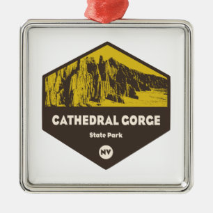 Cathedral Gorge State Park Metalen Ornament