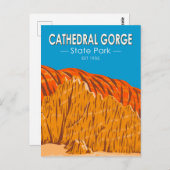 Cathedral Gorge State Park Nevada  Briefkaart (Voorkant / Achterkant)