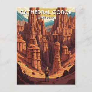 Cathedral Gorge State Park Nevada Reis Briefkaart