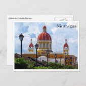cathedral granada nicaragua briefkaart (Voorkant / Achterkant)