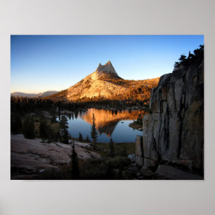 Cathedral Peak Sunset - John Muir Trail - Yosemite Poster