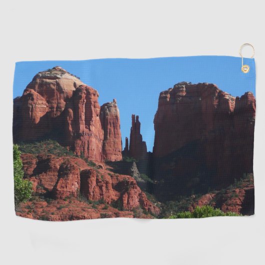 Cathedral Rock in Sedona Arizona Monument Golfhanddoek (Horizontaal)