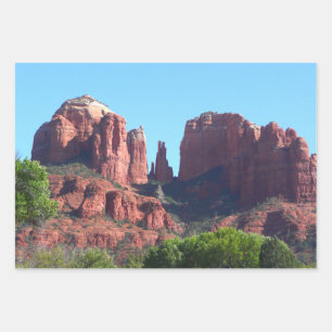 Cathedral Rock in Sedona Arizona Monument Inpakpapier Vel