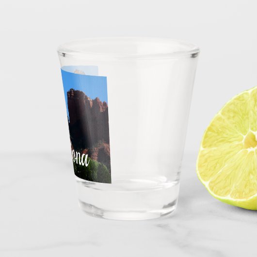 Cathedral Rock in Sedona Arizona Monument Shot Glas (Rechts)