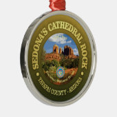 Cathedral Rock (rd) Metalen Ornament (Rechts)