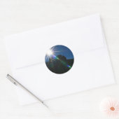 Cathedral Rock Vortex horizontaal Ronde Sticker (Envelop)