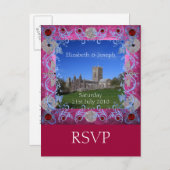 Cathedral rubies art Déco carte postale RSVP (Devant / Derrière)