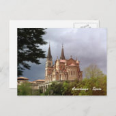 Cathedral Santa Maria La Real de Covadonga Briefkaart (Voorkant / Achterkant)
