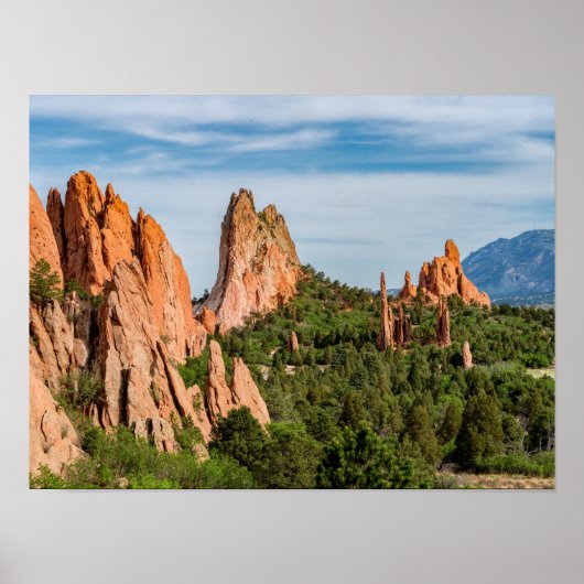 Cathedral Spires Formations Colorado Poster (Devant)