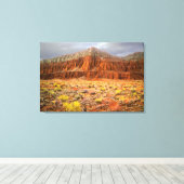 Cathedral Valley Canvas Afdruk (Insitu (Houten vloer))