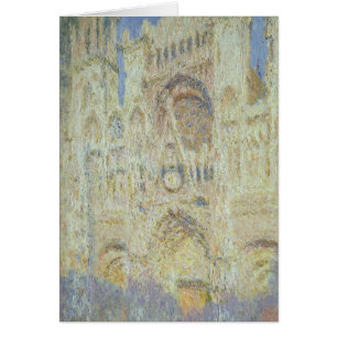 Cathédrale de Claude Monet Rouen au coucher du