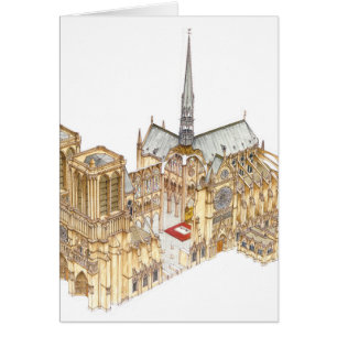 Cathédrale de Notre-Dame. Paris France