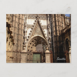 Cathédrale de Séville facede Carte postale