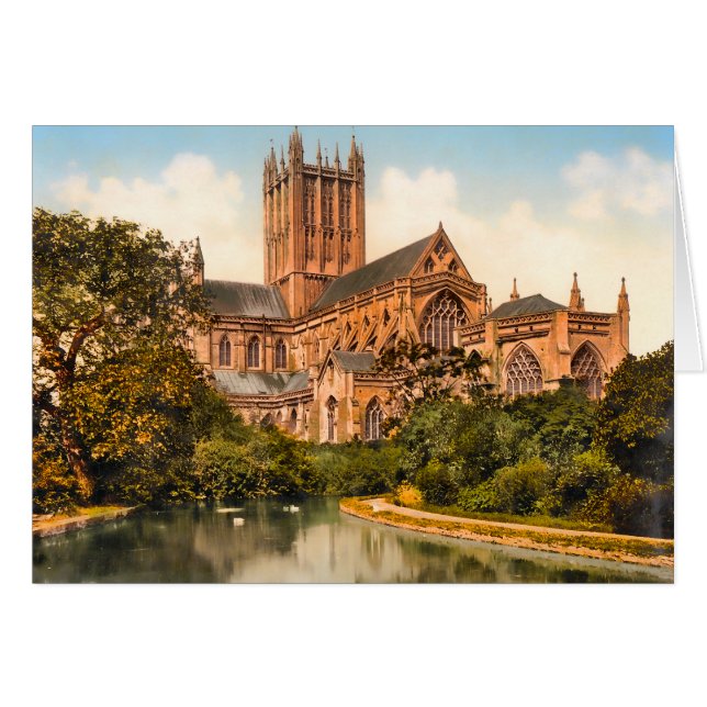 Cathédrale de Wells Somerset Angleterre (Devant Horizontal)