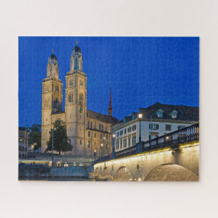 Cathédrale de Zurich Jigsaw Puzzle