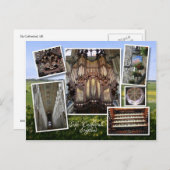 Cathédrale d'Ely, carte postale britannique (Devant / Derrière)