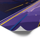 Cathédrale Notre-Dame, affiche d'art (Coin)