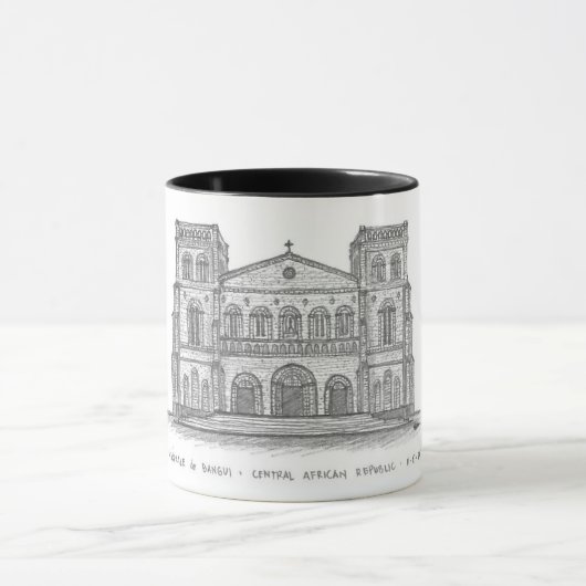 Cathédrale Notre-Dame, Bangui, C.A.R. Mok (Midden)