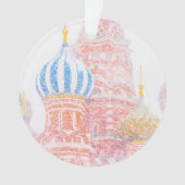 Cathédrale Saint-Basile en tempête de neige (devant)