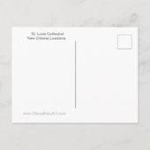 Cathédrale Saint-Louis de Artillery Park carte pos (Dos)