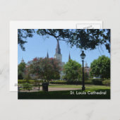 Cathédrale Saint-Louis du Quartier français Carte (Devant / Derrière)