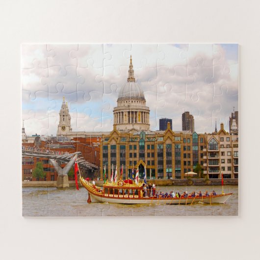 Cathédrale Saint Paul de Londres. Jigsaw Puzzle (Horizontal)