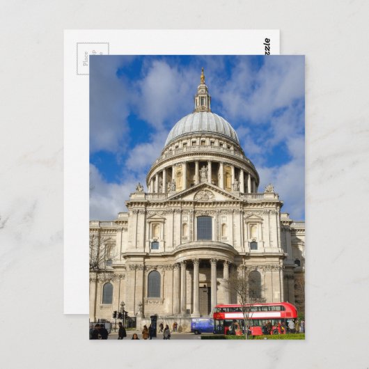 Cathédrale Saint-Paul, Londres Carte postale brita (Devant / Derrière)