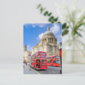 Cathédrale Saint-Paul, Londres Carte postale brita (Debout devant)