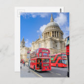 Cathédrale Saint-Paul, Londres Carte postale brita (Devant / Derrière)